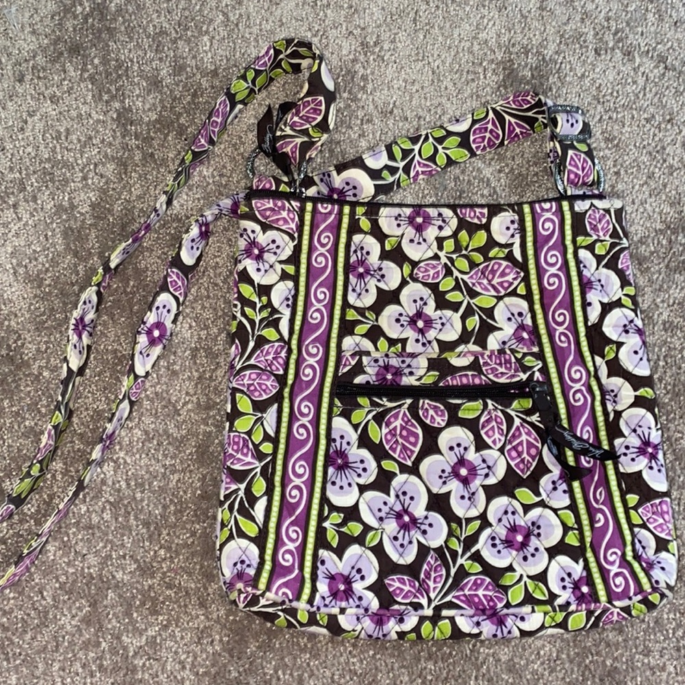 Vera Bradley Hipster Plum Petals